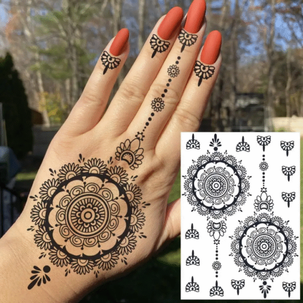 Tatouage henné autocollant – Image 11