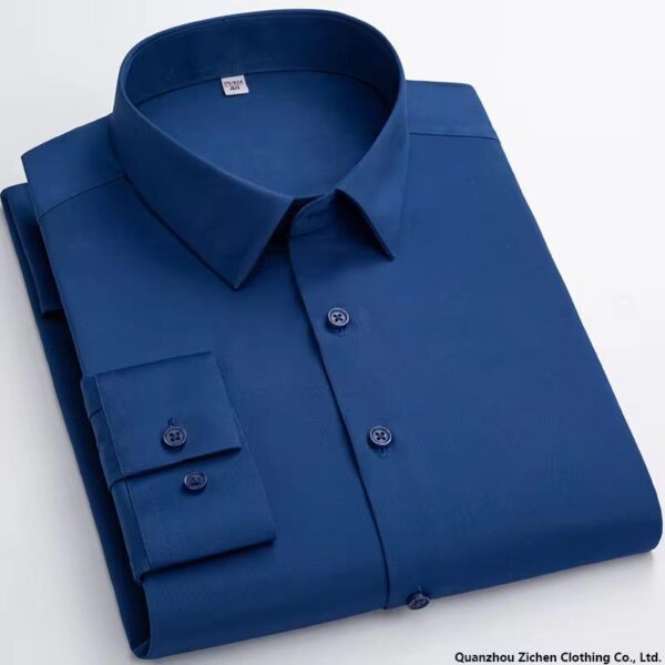 Chemise homme bleu – Image 2