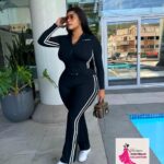 Complet pijama noir xl l m