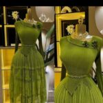 Green Turkey luxury long gown