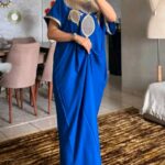 Boubou brodé marocain