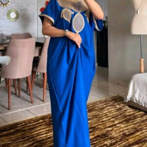 Boubou brodé marocain